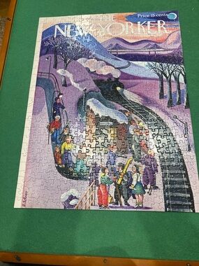 The New Yorker Skiing Express Jigsaw Puzzle